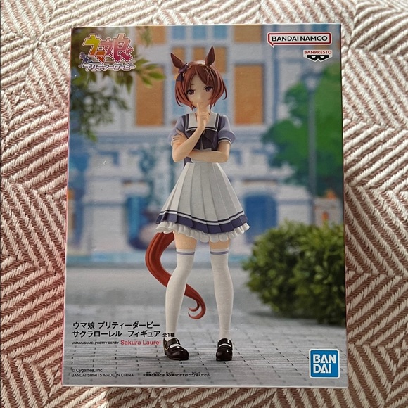 Other - Sakura Laurel Anime Figure with Red and White Outfit